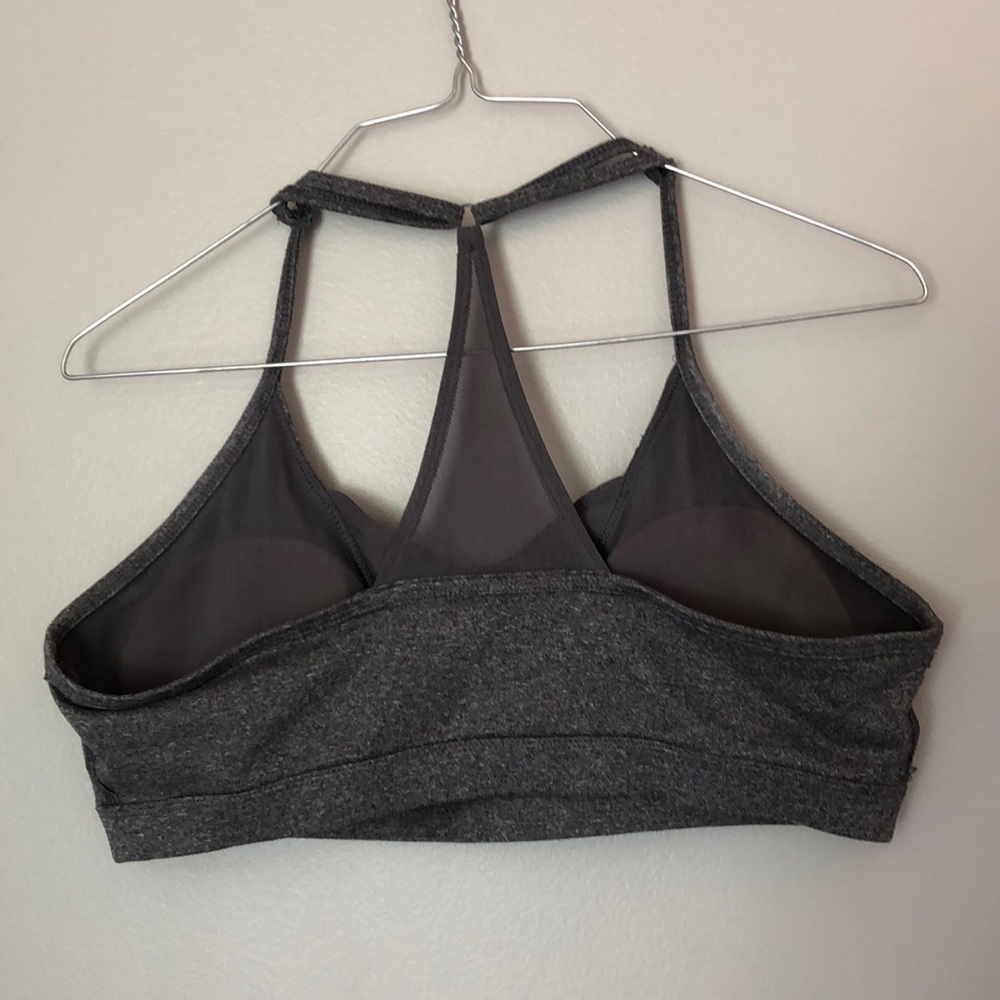 NWOT Gray Racerback Activity Bra - Picture 2 of 5